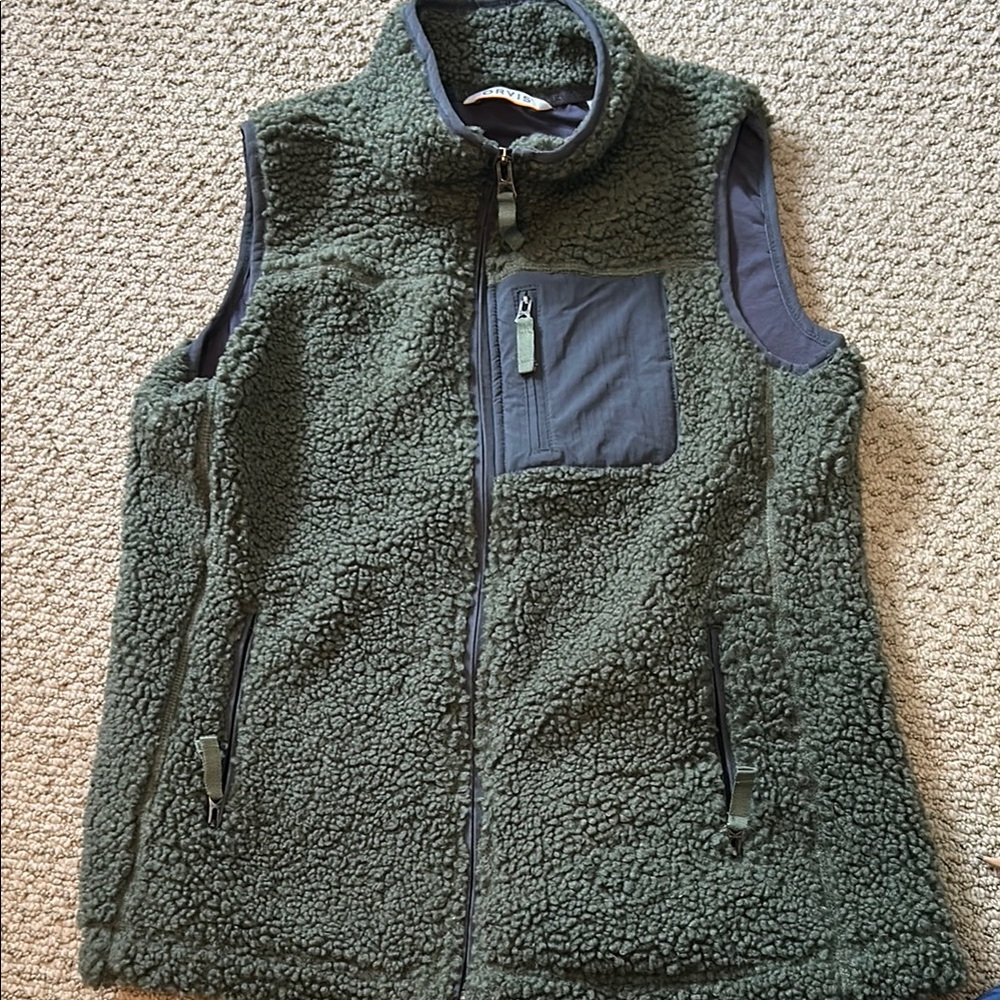 Orvis Mad River Green Sherpa Fleece Vest